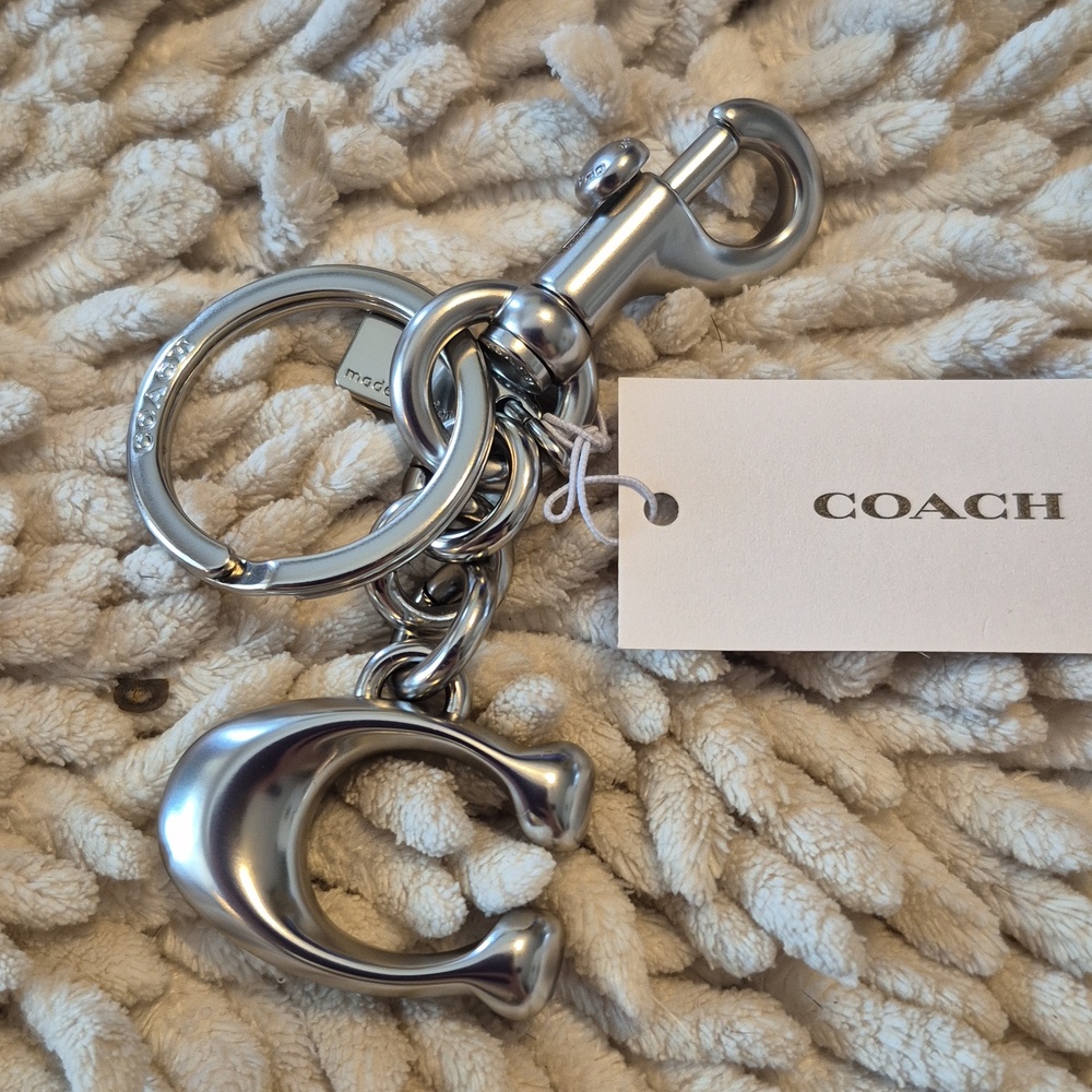 Coach Signature "C" Bag Charm  [C6-] NWT